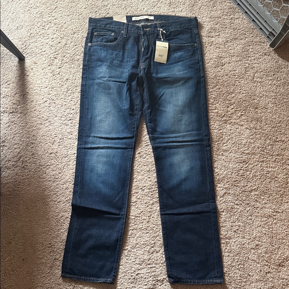 Big Star Men’s Indigo Straight Leg Jeans